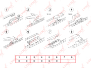LYNXauto XF350 Wiper Blade