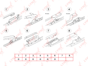 LYNXauto XF530 Wiper Blade