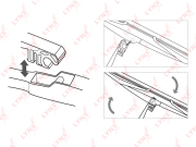 LYNXauto LR35E Wiper Blade